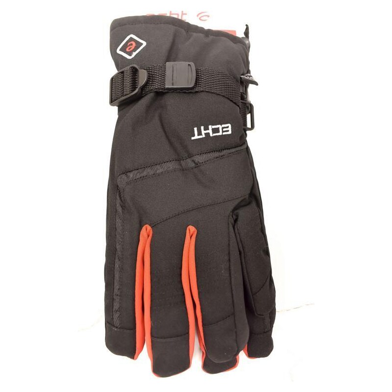 Pánske čierne lyžiarske rukavice ECHT LIVIGNO L-XL-2XL 37410802
