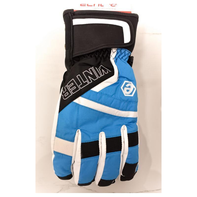 Pánske modro-čierne lyžiarske rukavice ECHT SOLDEN L-XL-2XL 37410804