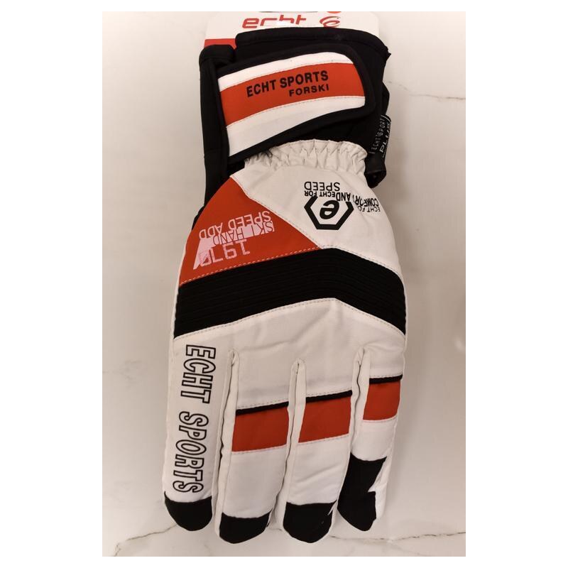Pánske čierne lyžiarske rukavice ECHT SELVA L-XL-2XL 37410809