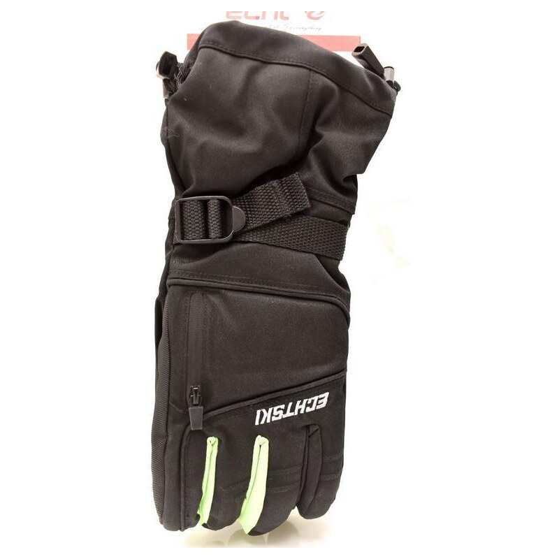 Pánske čierne lyžiarske rukavice ECHT CHAMONIX L-XL-2XL 37410814