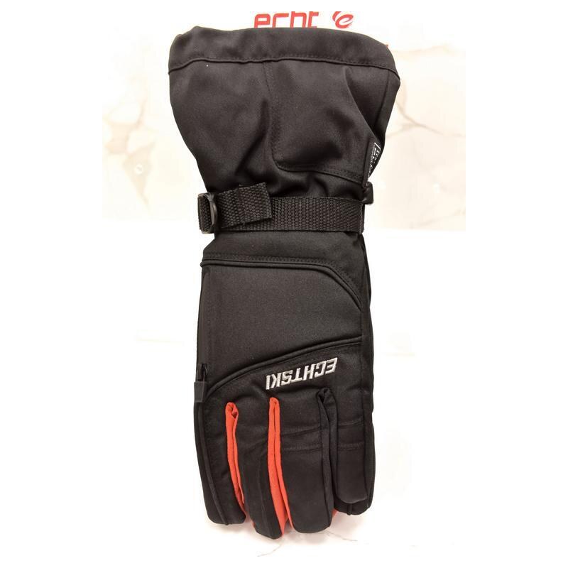 Pánske čierne lyžiarske rukavice ECHT CHAMONIX L-XL-2XL 37410815