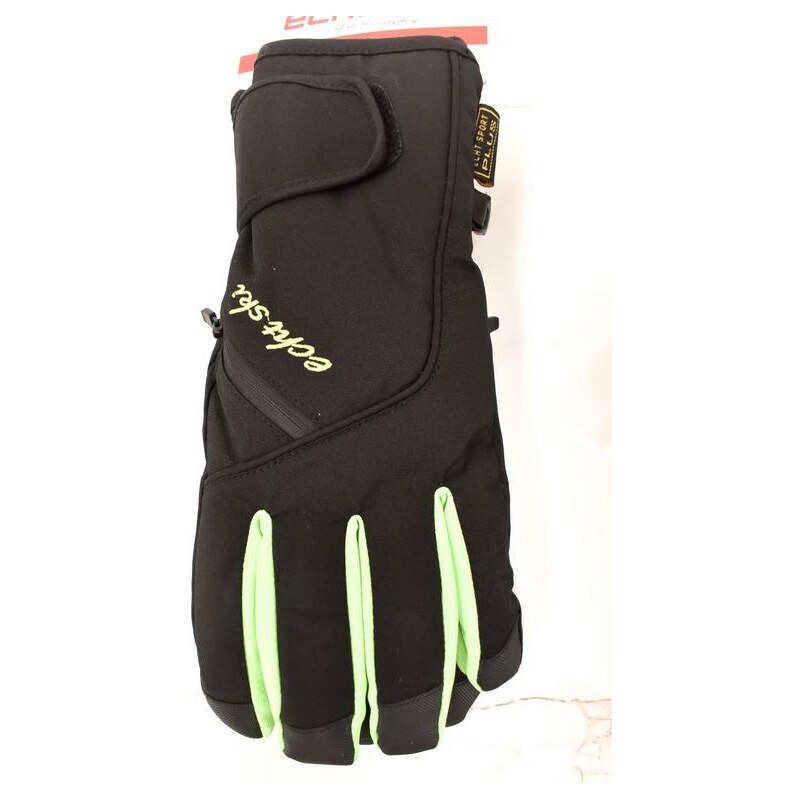 Pánske čierne lyžiarske rukavice ECHT VERBIER L-XL-2XL 37410817