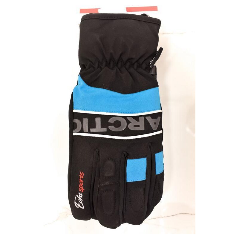 Pánske čierne lyžiarske rukavice ECHT ARCTIC L-XL-2XL 37410826