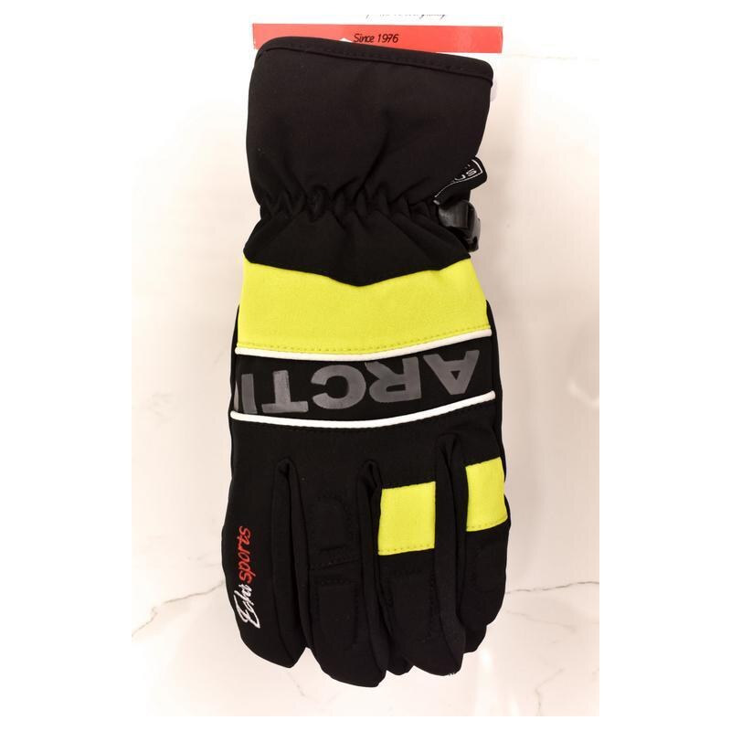 Pánske čierne lyžiarske rukavice ECHT ARCTIC L-XL-2XL 37410828