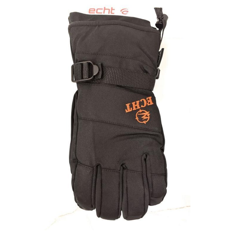Pánske čierne lyžiarske rukavice ECHT STOWE L-XL-2XL 37410834