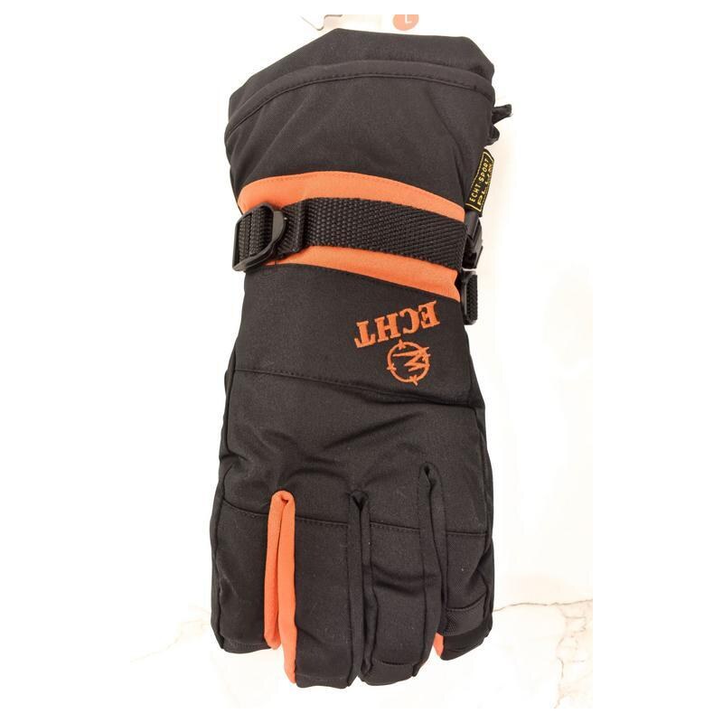 Pánske čierne lyžiarske rukavice ECHT STOWE L-XL-2XL 37410836