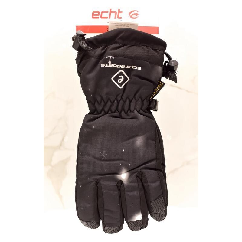 Čierne lyžiarske rukavice ECHT DOLOMITY M-L-XL 37410855