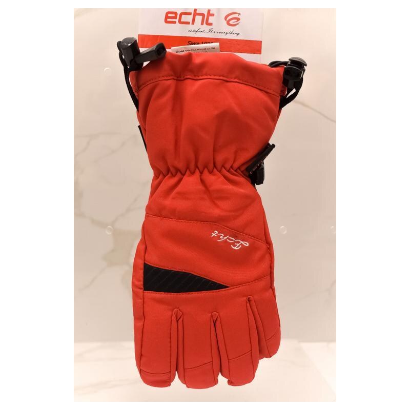 Červené lyžiarske rukavice ECHT BLOOM M-L-XL 37410858