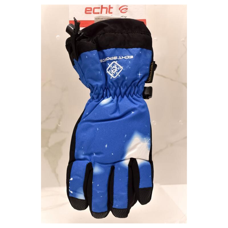 Modré lyžiarske rukavice ECHT DOLOMITY M-L-XL 37410856