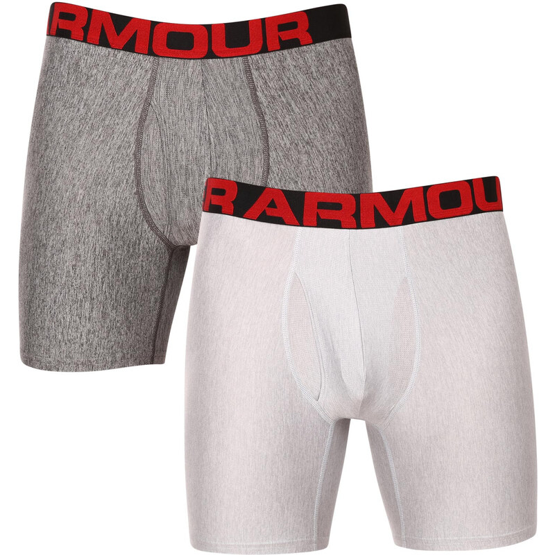 2PACK pánské boxerky Under Armour sivé (1363619 011) 33964000