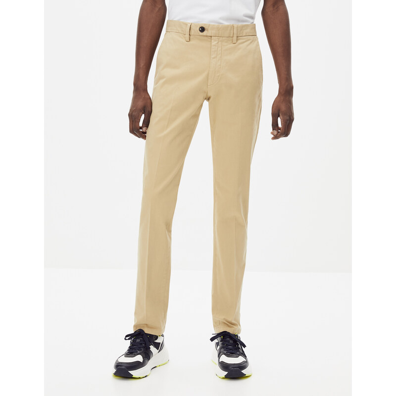 Béžové nohavice Celio Pocharles 50503148