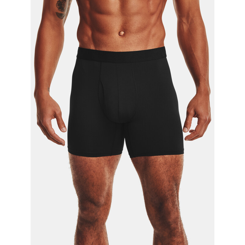 Čierne boxerky Under Armour UA Tech Mesh 6in 2 Pack 25413745