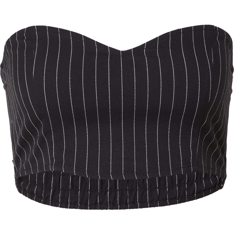 Monki Top čierna / biela 54242215