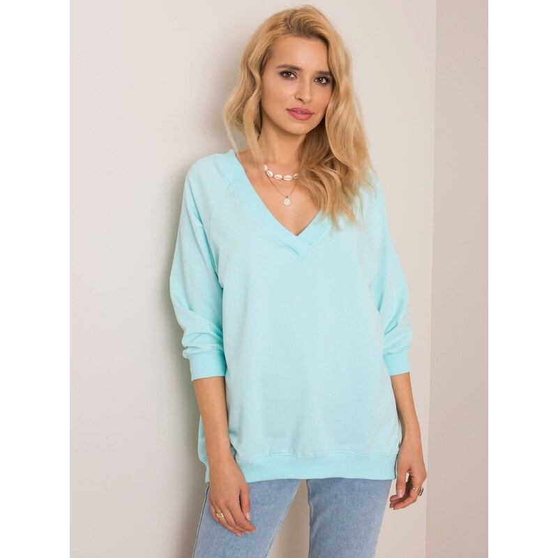 RUE PARIS Sweatshirt-RV-BL-5676.09-mint 66740309