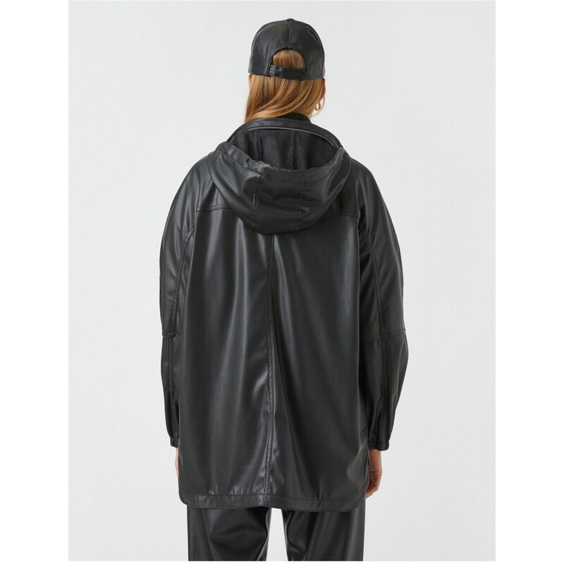 Koton Plášť do dažďa - Čierna - Prešívaná bunda