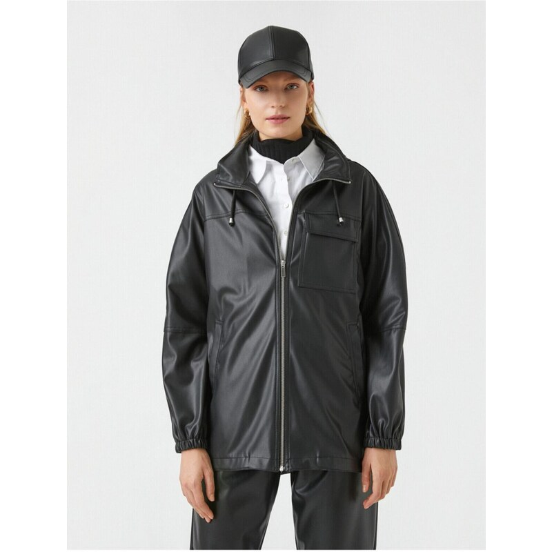 Koton Plášť do dažďa - Čierna - Prešívaná bunda