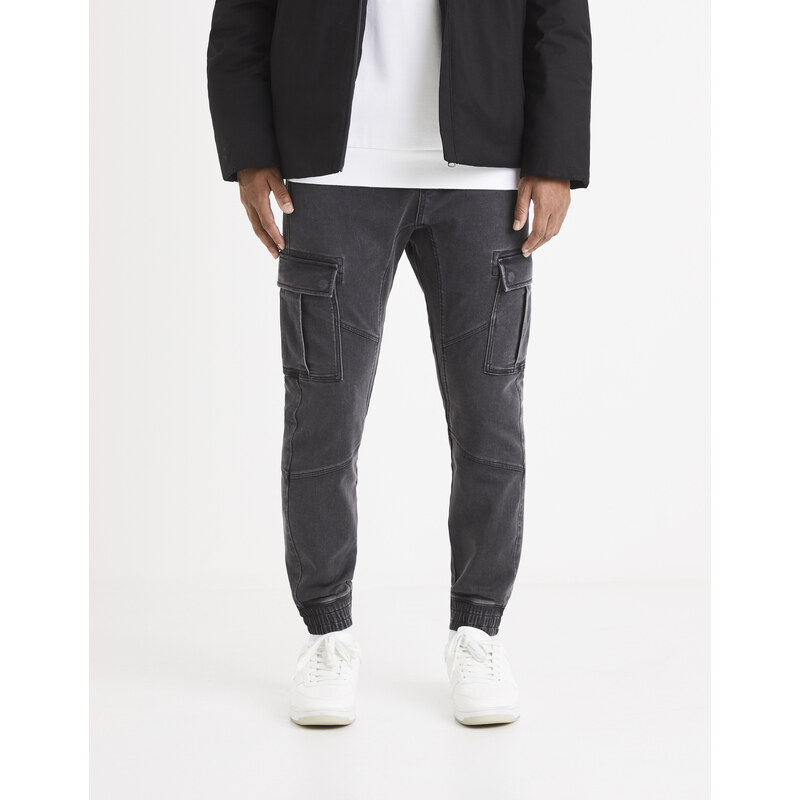 Šedé pánske nohavice Celio 50516213