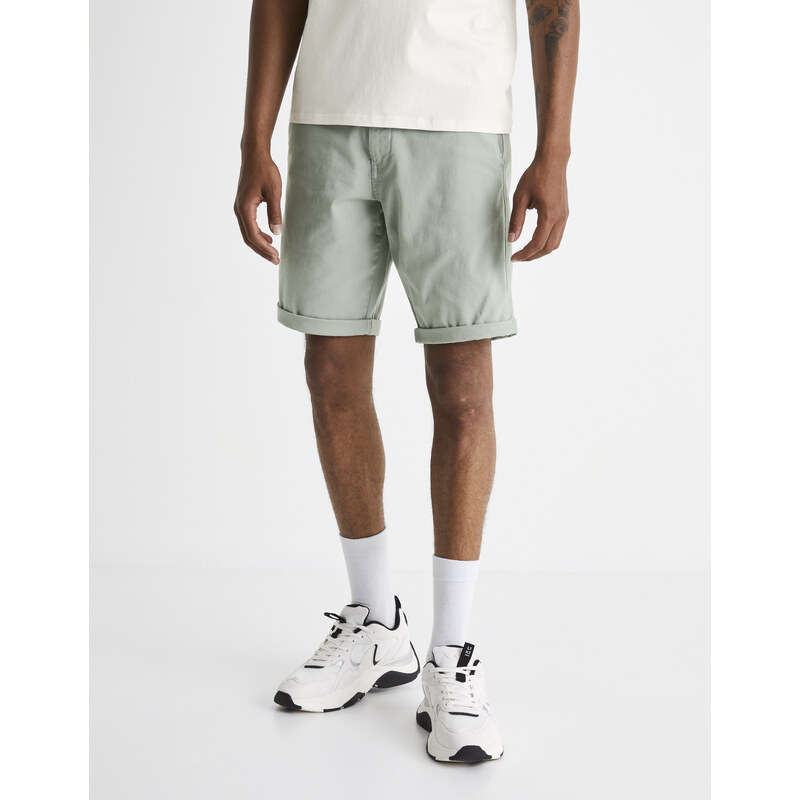 Kraťasy pre mužov Celio - svetlozelená 51031873