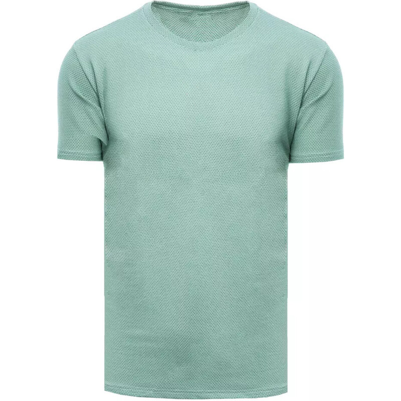 Tmavo zelené pánske tričko so vzormi Dstreet 50683705