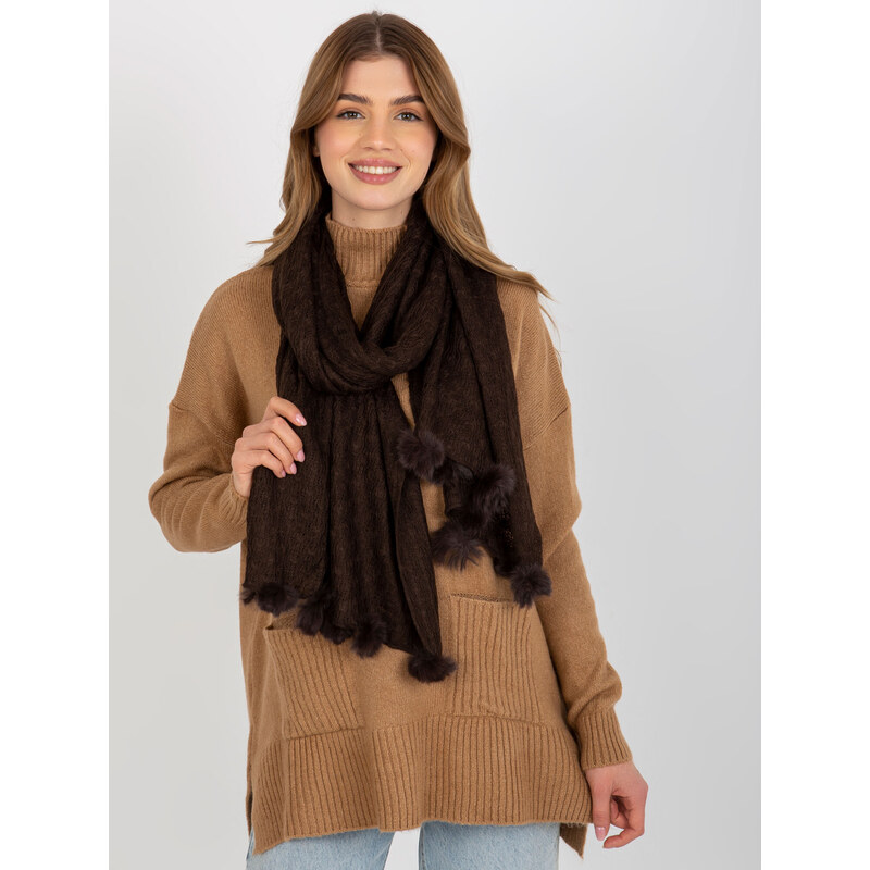 Factory Price Scarf-AT-SZ-E-318.57P-dark brown 66850808