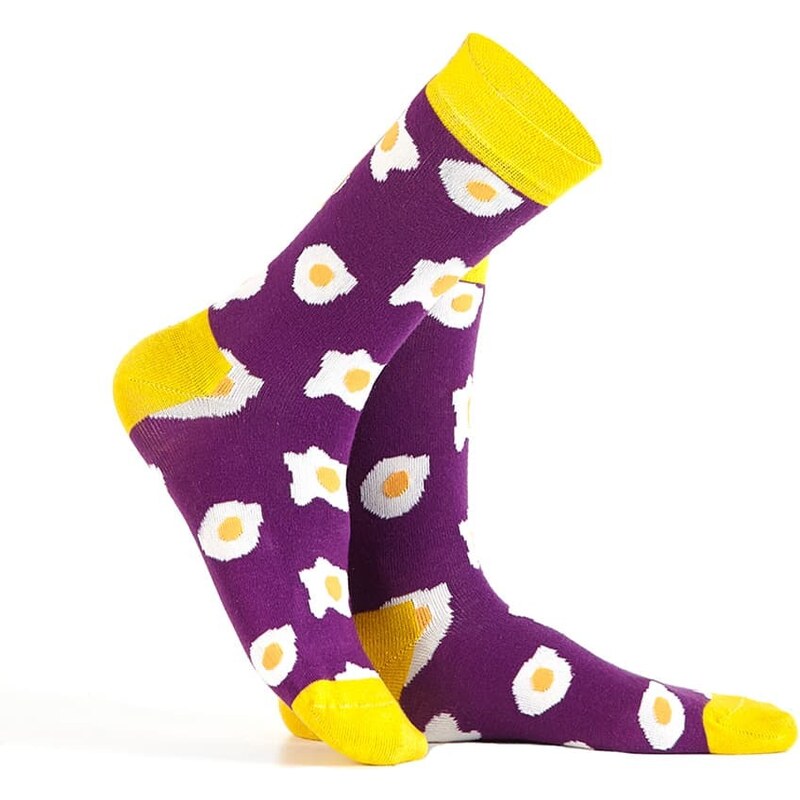FASARDI Plum women's socks with eggs