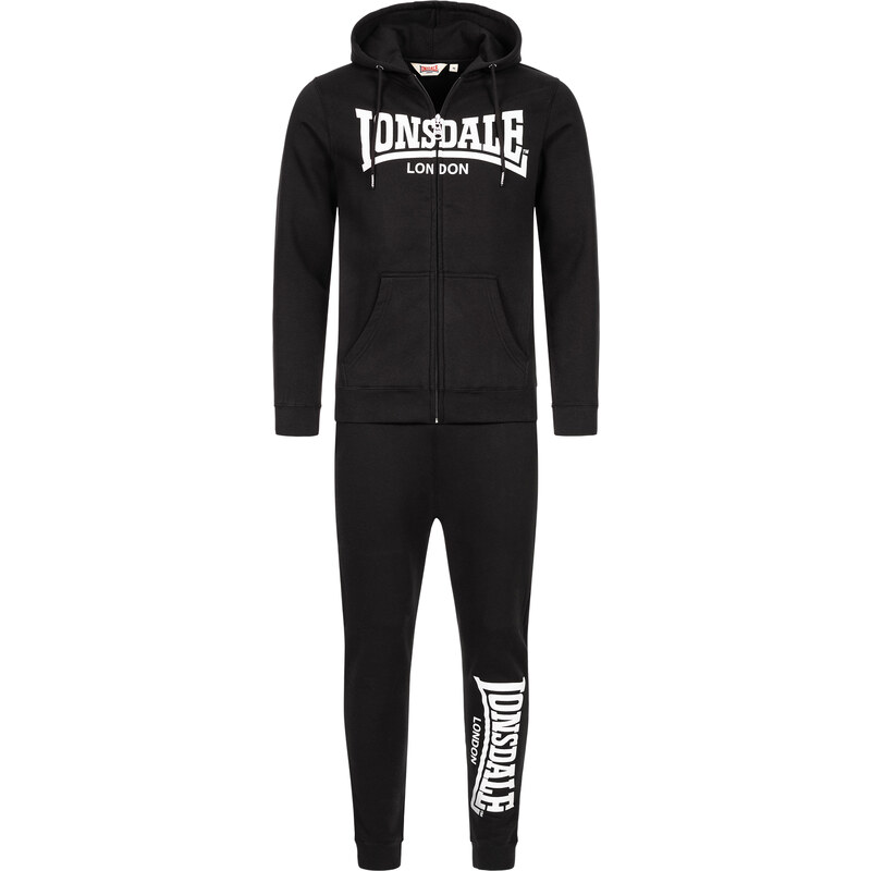 Pánska tepláková súprava Lonsdale 117200-Black/White 36154927