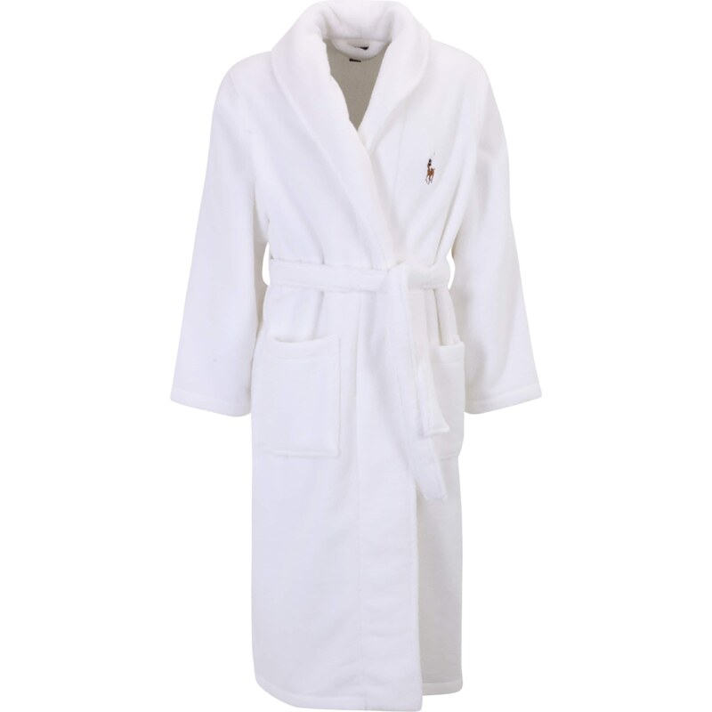 Polo Ralph Lauren Dlhý župan hnedá / červená / biela 60440031