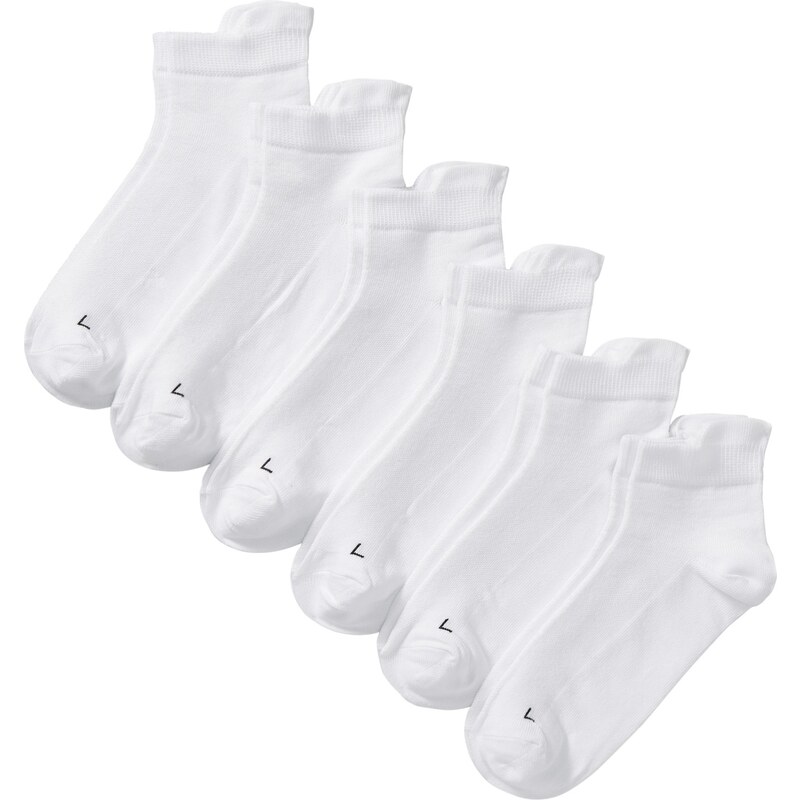 bonprix Športové ponožky (6 ks v balení) COOLMAX, farba biela 44888344