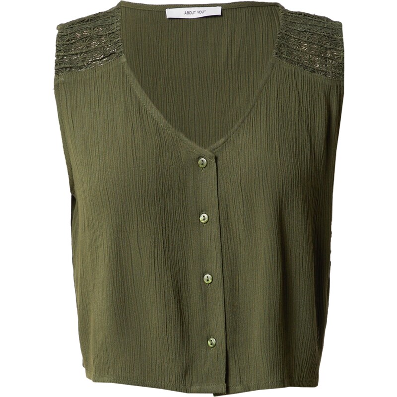 ABOUT YOU Top Hanne tmavozelená 58463848