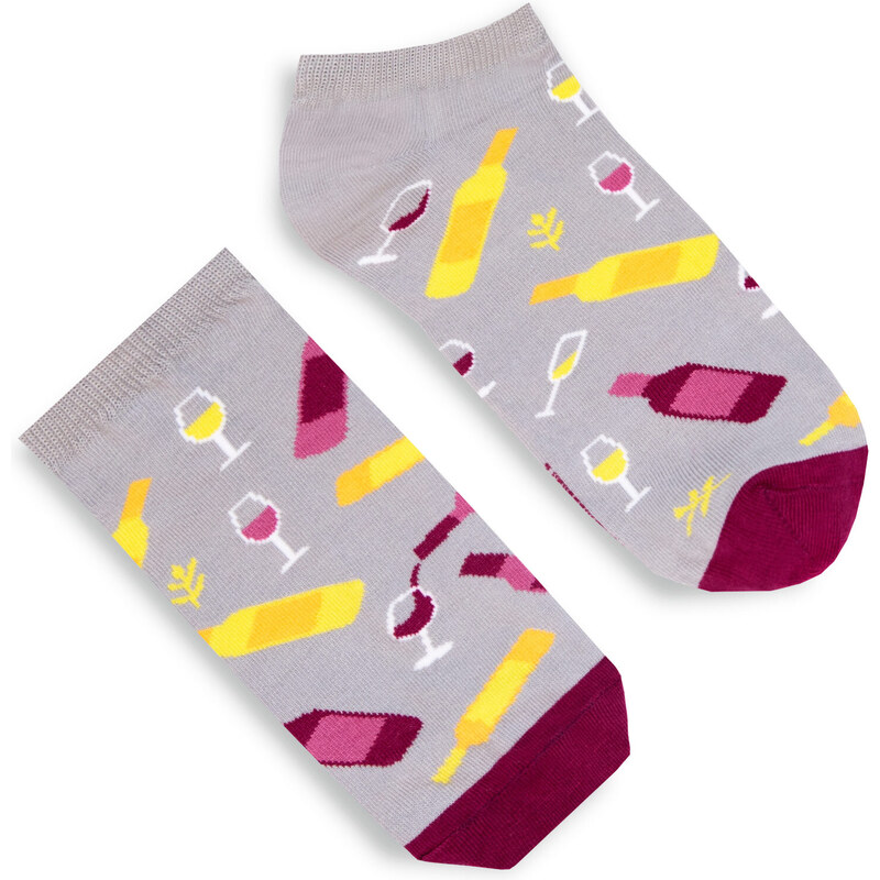 Banana Socks Unisex's Socks Short Wine