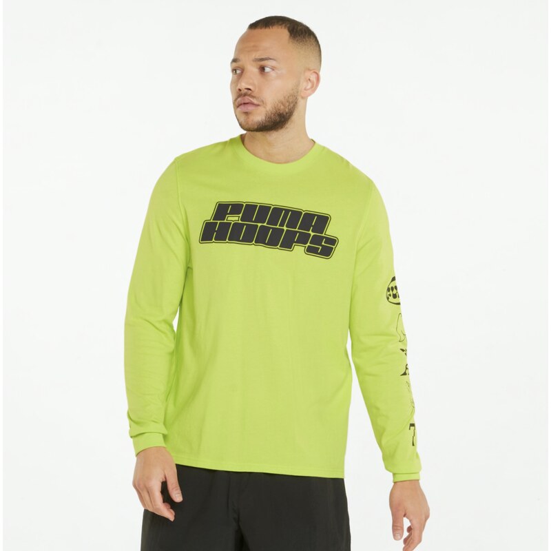 Puma Qualifier LS Tee yellow 37467844