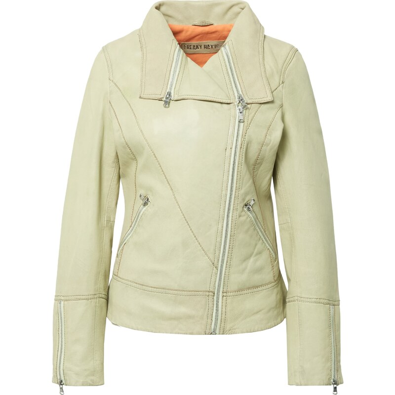 FREAKY NATION Prechodná bunda My Wish pastelovo zelená / oranžová 37469419