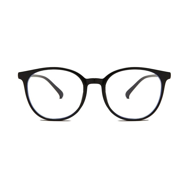 Sunmania Čierne číre imidžové okuliare "Oldfashion"
