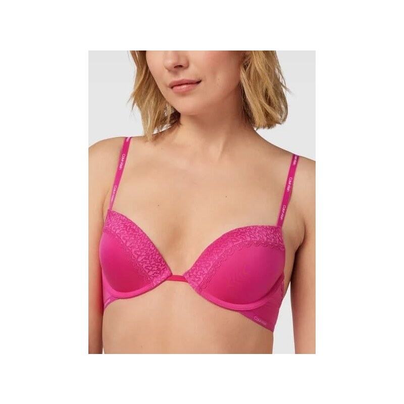 Podprsenka push-up QF5145E VHZ ružová - Calvin Klein 37484379