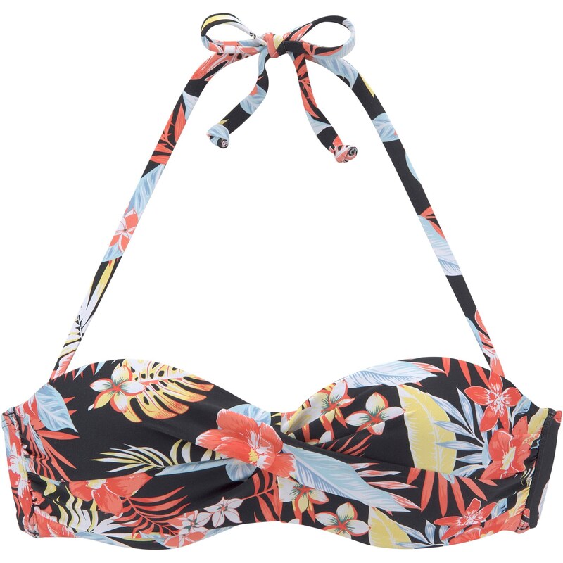 s.Oliver Bikinový top zmiešané farby / čierna 54240984