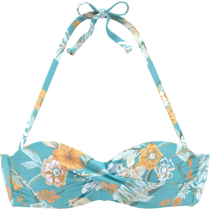 SUNSEEKER Bikinový top modrá / horčicová / šedobiela 66857787