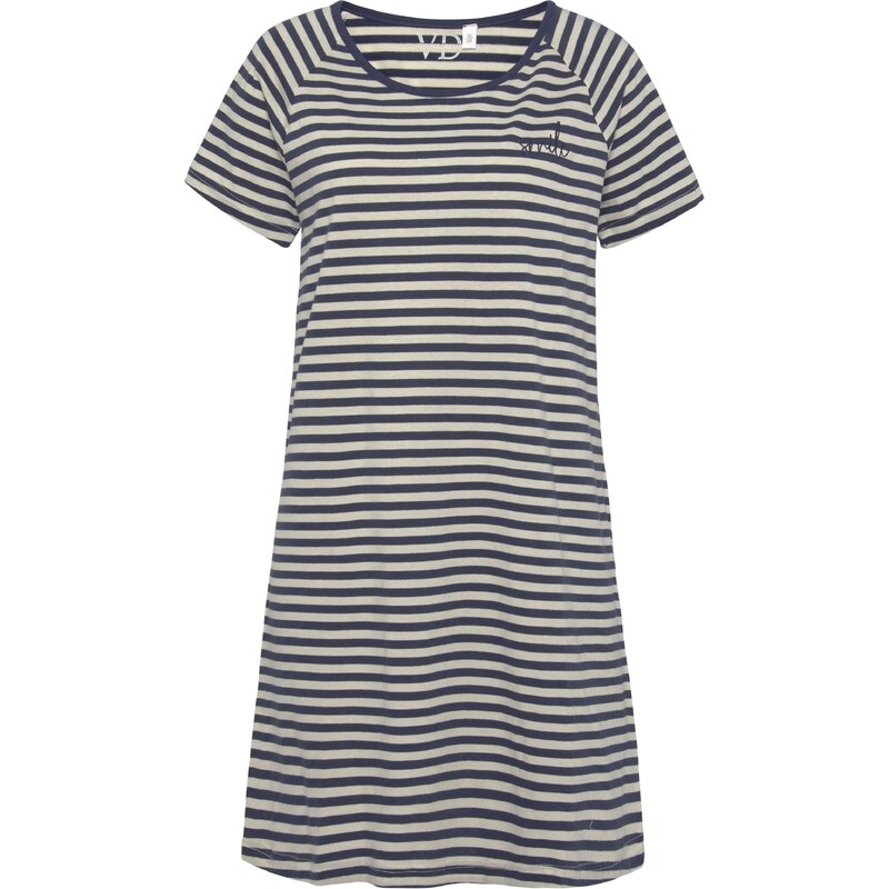 VIVANCE Nočná košieľka béžová / tmavomodrá 57017064