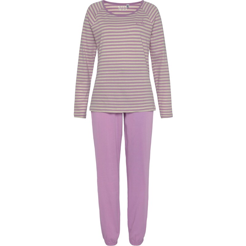 VIVANCE Pyžamo krémová / orchideová 54242127