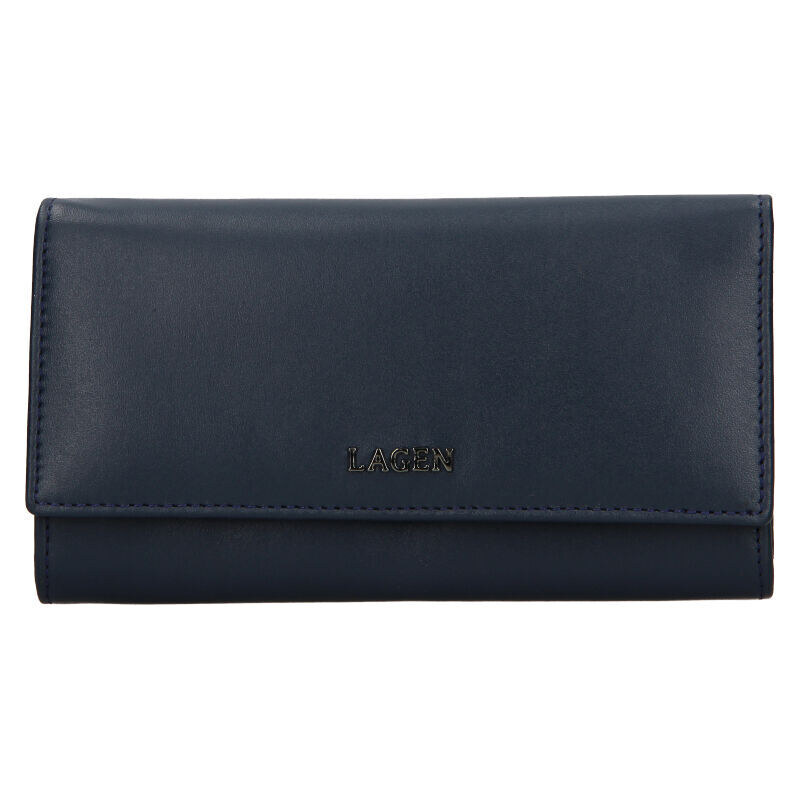 Dámska kožená peňaženka Lagen BLC/5065/621 Navy blue 37505265