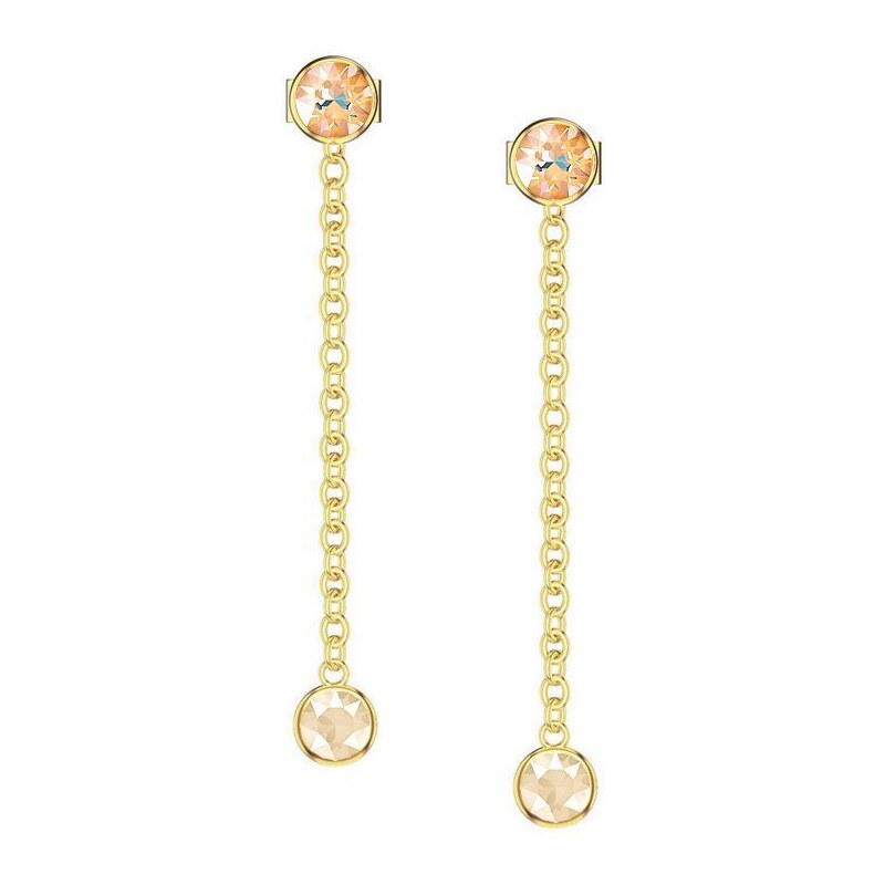 SWAROVSKI Elements Swarovski e. náušnice zlaté visiace Lady Night 37512149
