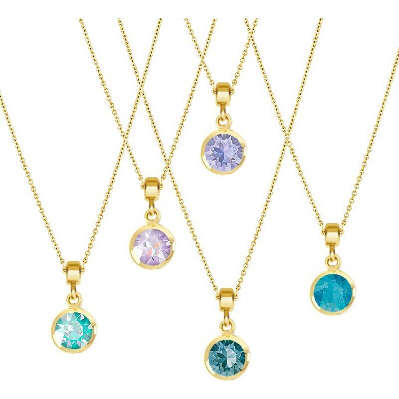 SWAROVSKI Elements Swarovski e. zlatá retiazka Lady Night sen6112 37512153