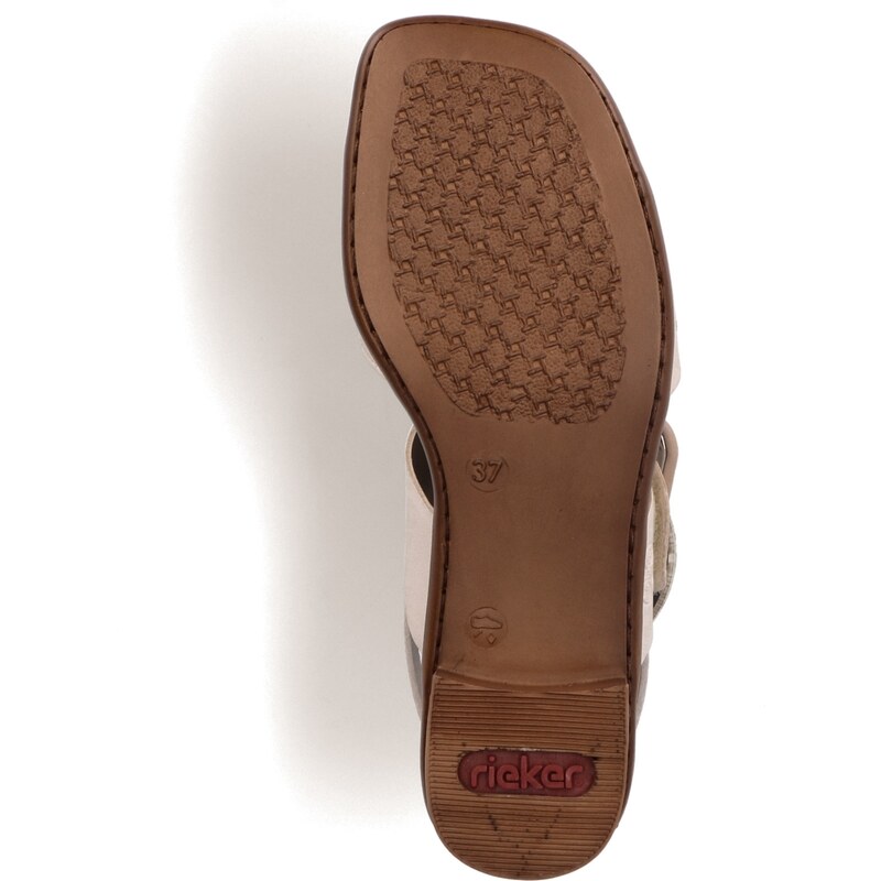 Dámske sandále RIEKER 62663-60 béžová S4