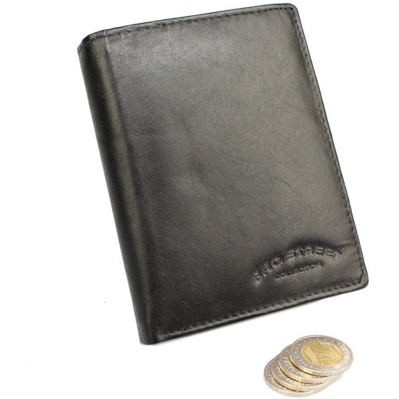 Bag Street Pánska kožená peňaženka | čierna 575c 37523291