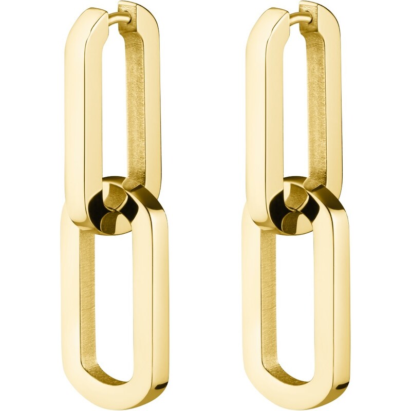 Rosefield Minimalistické pozlátené náušnice 2v1 Essentials JEDHG-J585 66584450