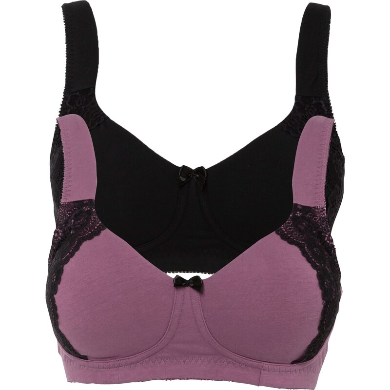 bonprix Zmenšujúca podprsenka bez kostíc s bio bavlnou (2 ks v balení) 48046721