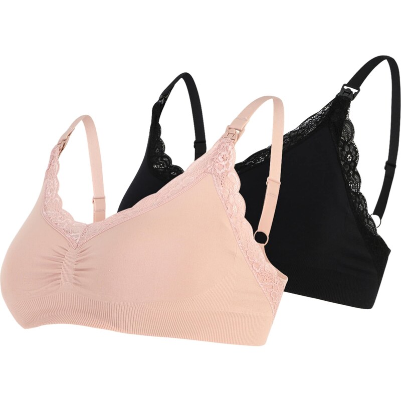 Lindex Maternity Podprsenka na dojčenie béžová / čierna 51296793