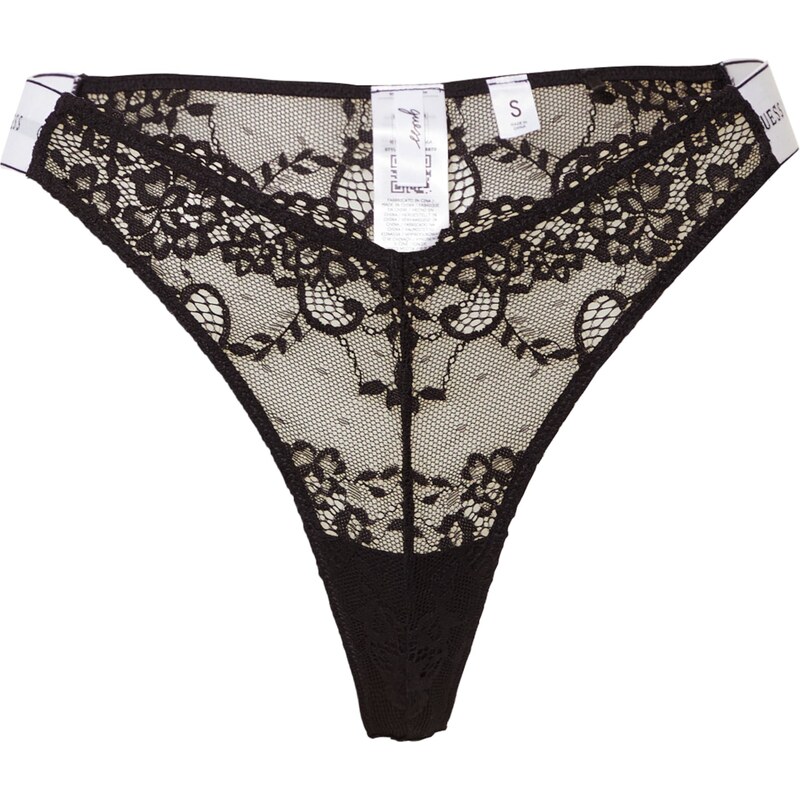 GUESS Tangá čierna / biela 60879590