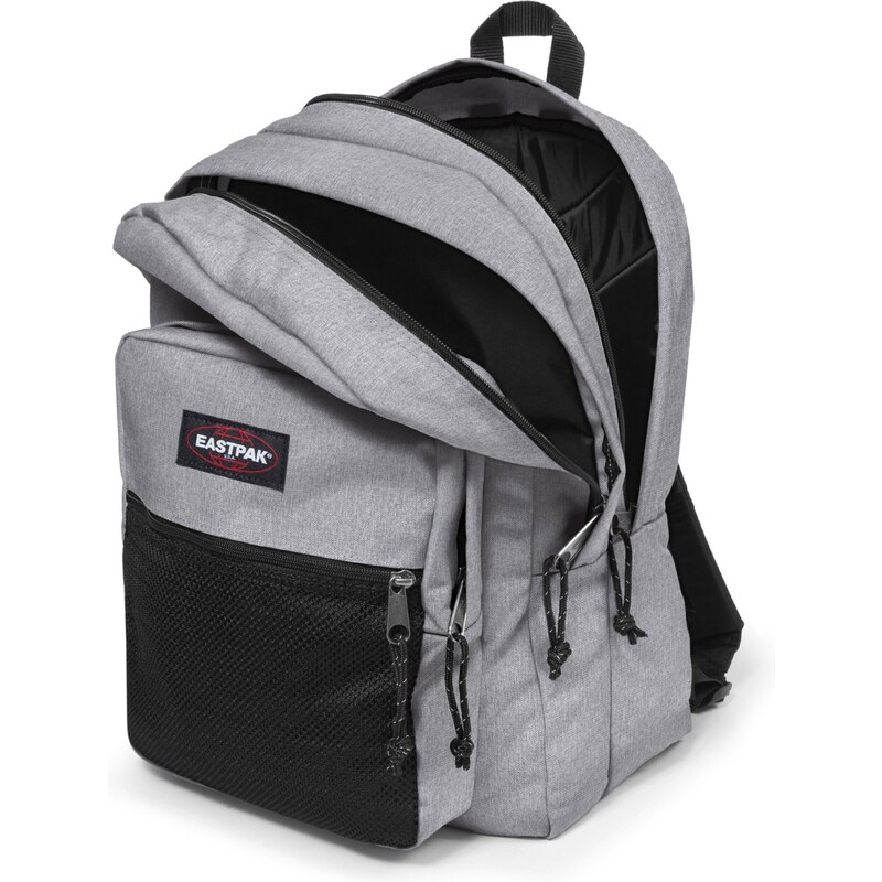 EASTPAK Batoh Pinnacle sivá melírovaná / burgundská / čierna 66330012