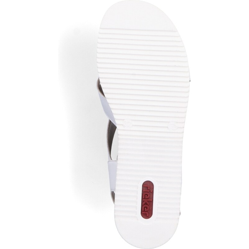 Dámske sandále RIEKER V0279-80 biela S4