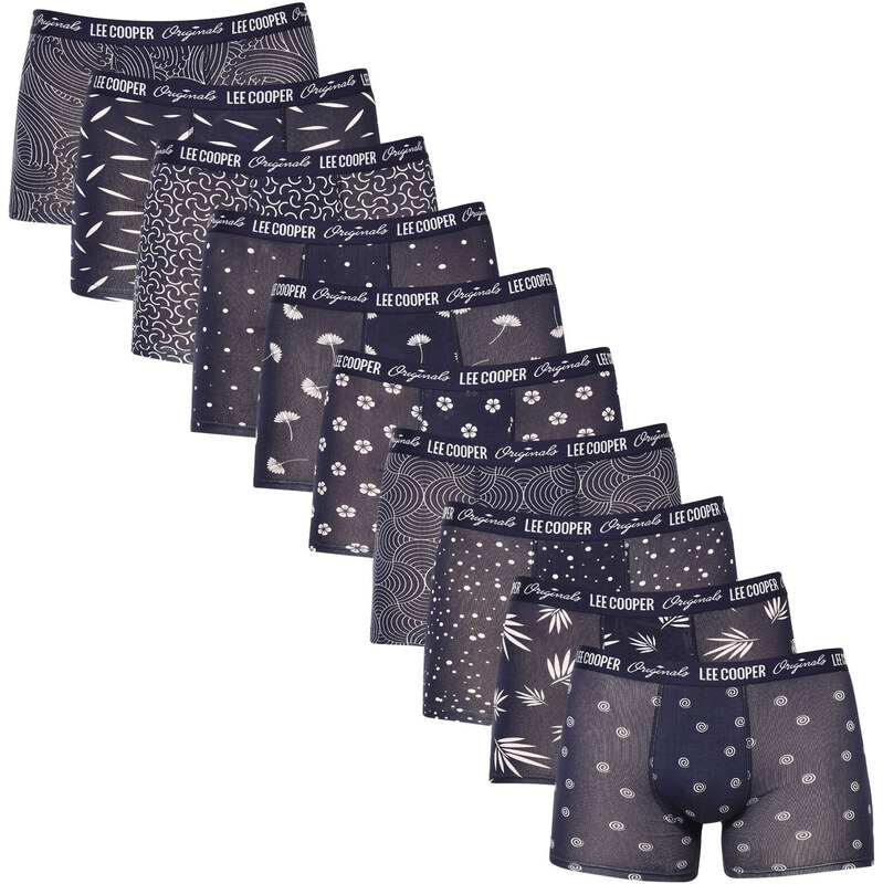 Poškodený obal - 10PACK pánske boxerky Lee Cooper viacfarebné 67740743